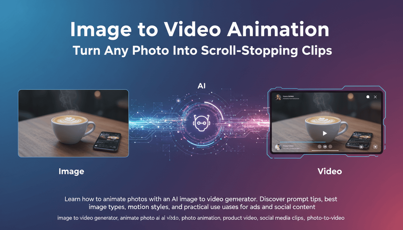 Image to Video Animation: Turn Any Photo Into Scroll-Stopping Clips