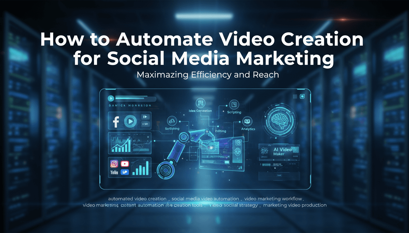 How to Automate Video Creation for Social Media Marketing (Maximizing Efficiency and Reach)