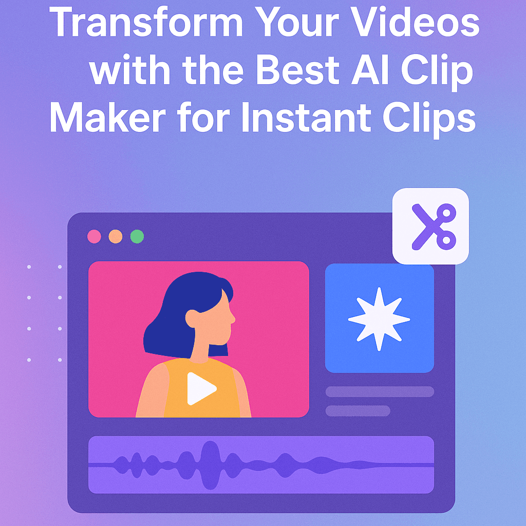 Transform Your Videos with the Best AI Clip Maker for Instant Clips