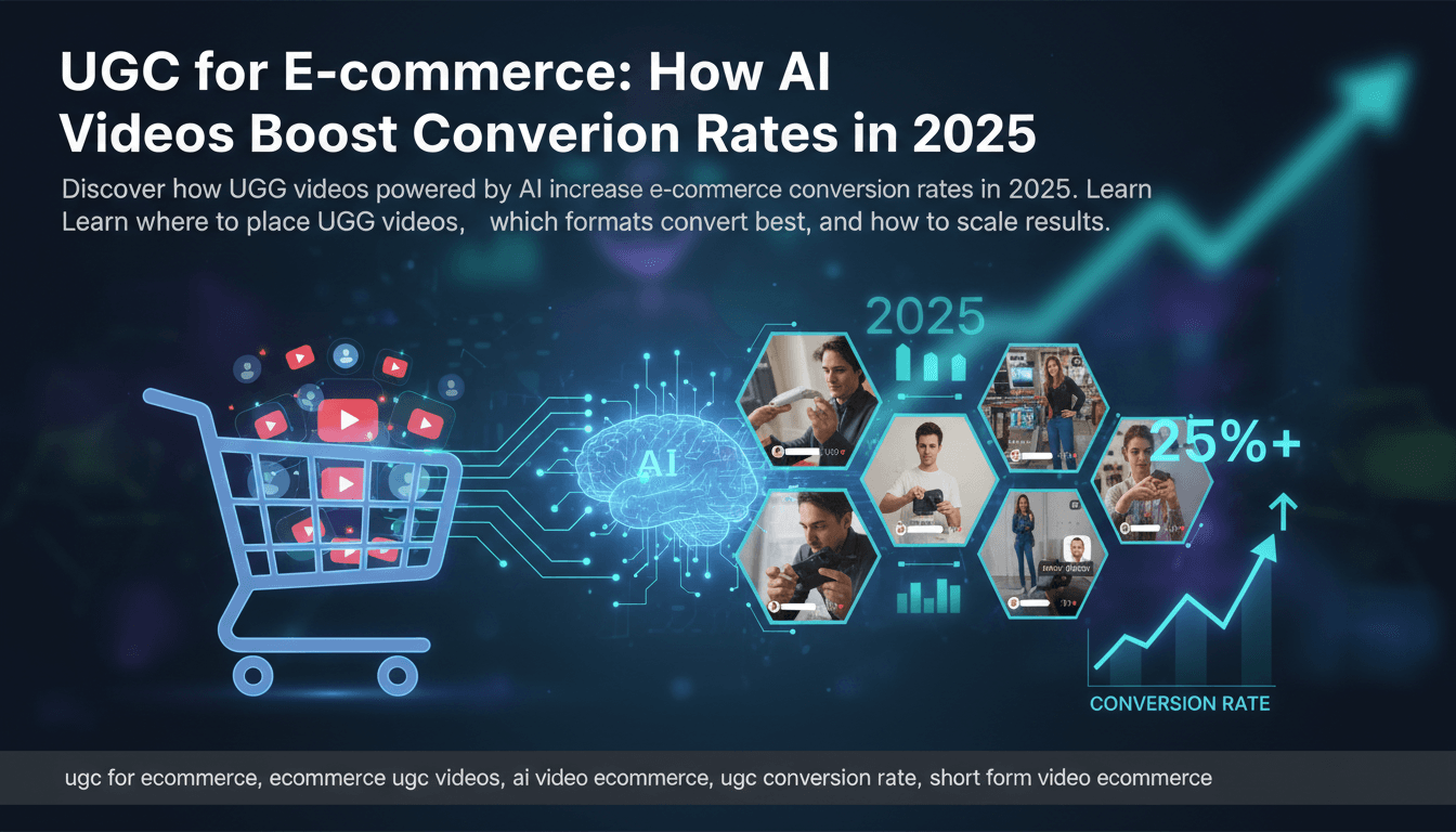 UGC for E-commerce: How AI Videos Boost Conversion Rates in 2025