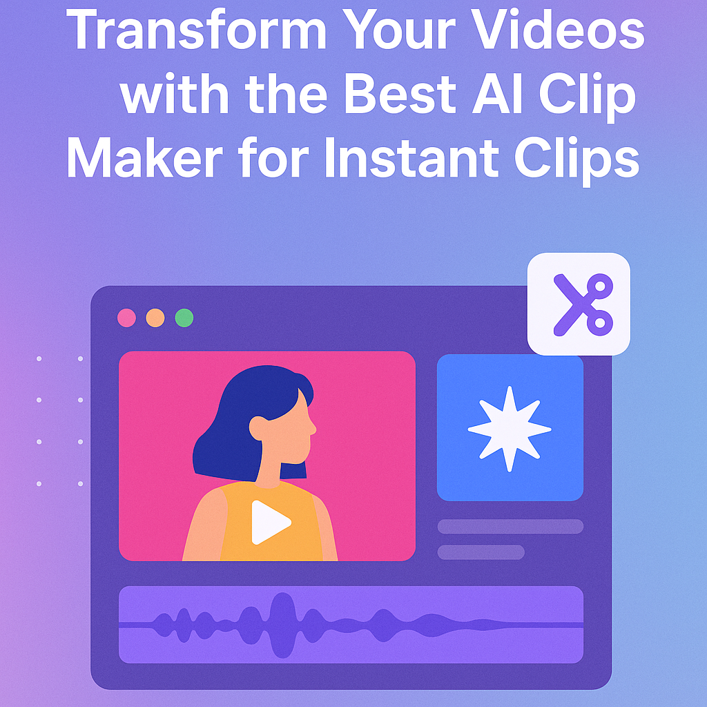 Transform Your Videos with the Best AI Clip Maker for Instant Clips
