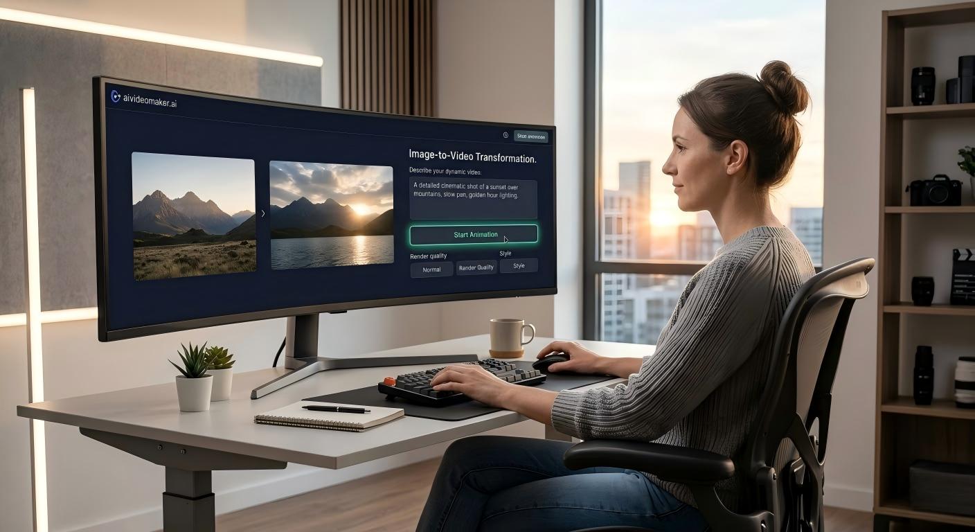 How to Animate Still Photos with an Image to Video AI Maker
